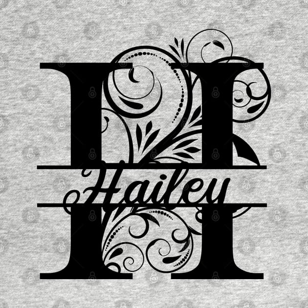 Personalized Name Monogram H - Hailey - Letter H by MysticMagpie